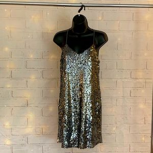 EXPRESS Sequin Mini Dress NWO